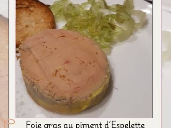 Foie gras au piment d'Espelette