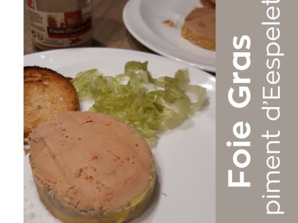 Foie gras au piment d'Espelette