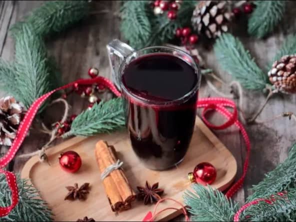 Vin chaud de Noël aux épices