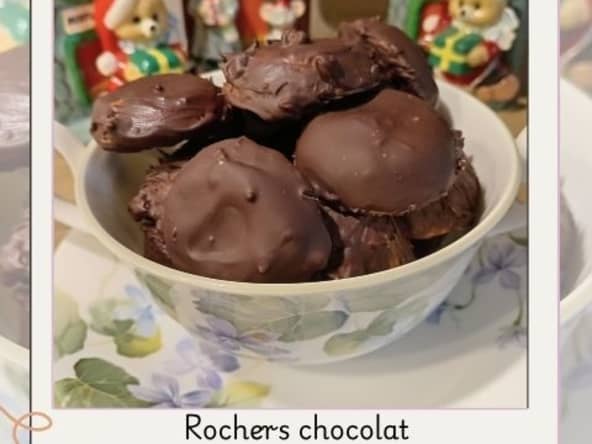 Rochers chocolat cacahuètes