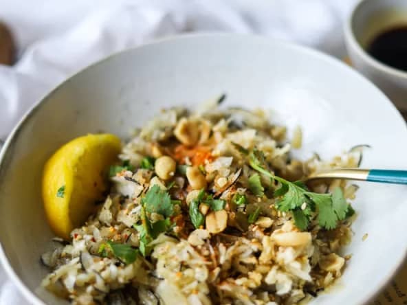 Salade de radis noir à la japonaise