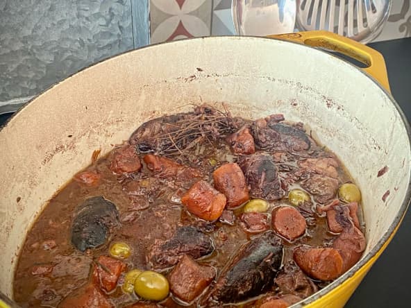Daube de joue de porc