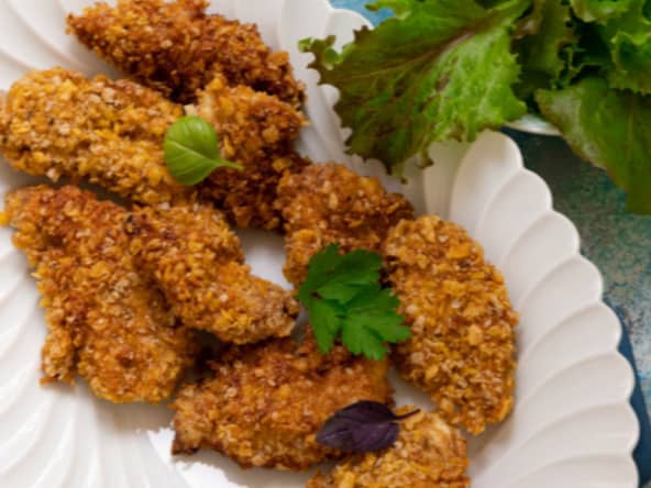 Poulet croustillant sans gluten