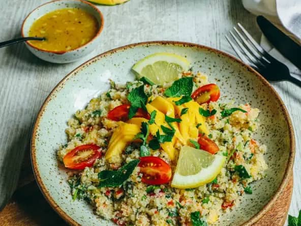 Taboulé de fonio maison, sans gluten