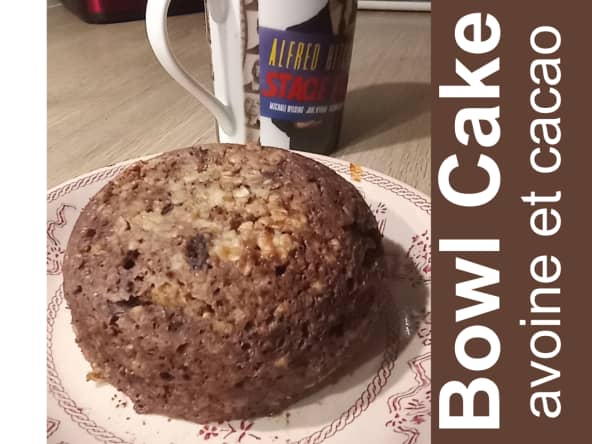 Bowl cake cacao