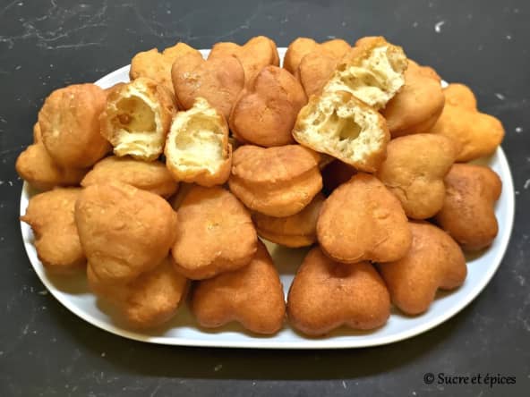 Beignets express en forme de coeur