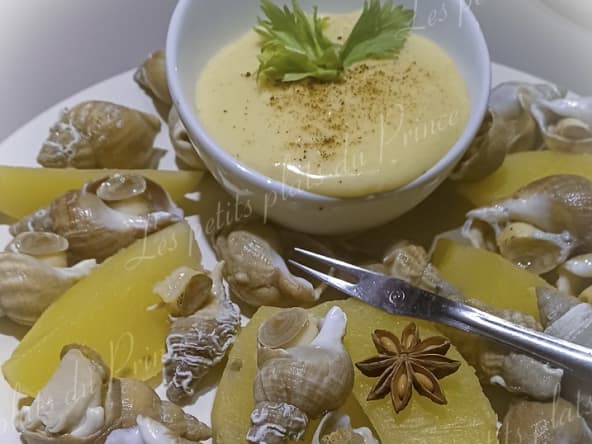 Bulots en aïoli