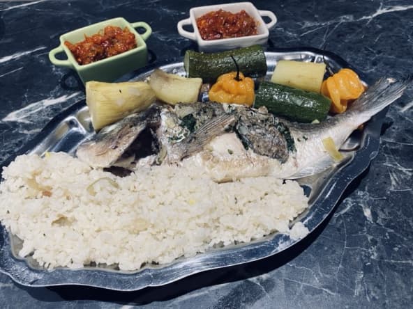Thiéboudienne, sauce diaga