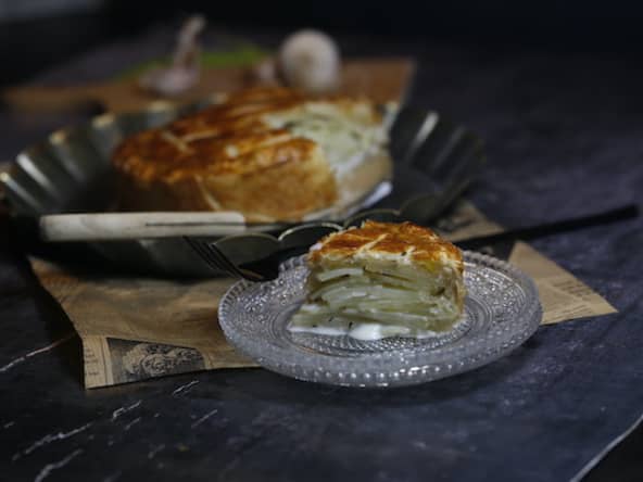 Pâté de pommes de terre à la crème