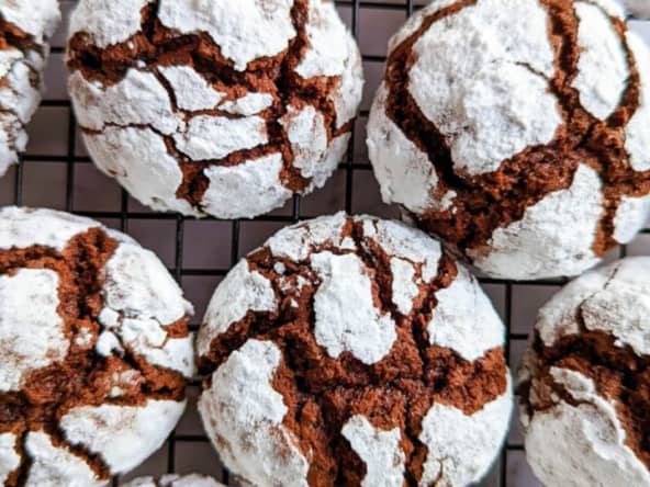 Les meilleurs crinkles au chocolat