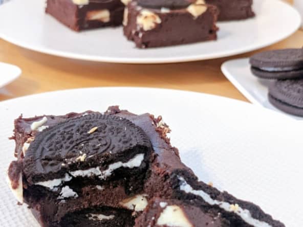 Fondant au chocolat et Oréos