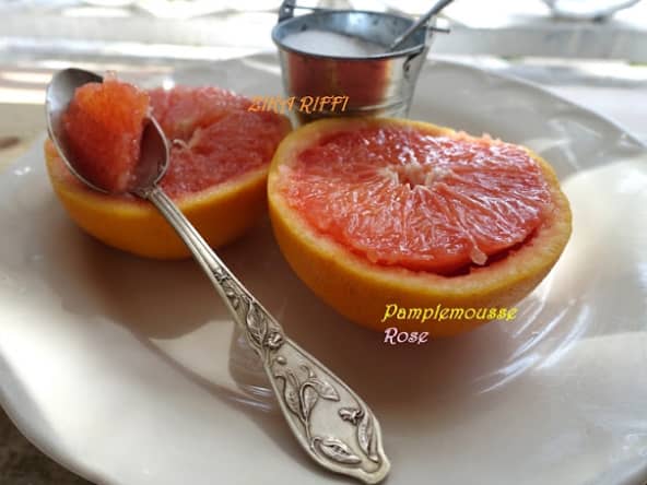 Pamplemousse rose au sucre