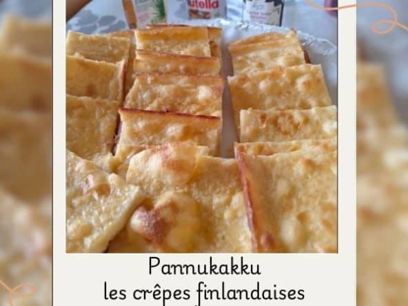 Crêpes finlandaises ou pannukakku pour la chandeleur