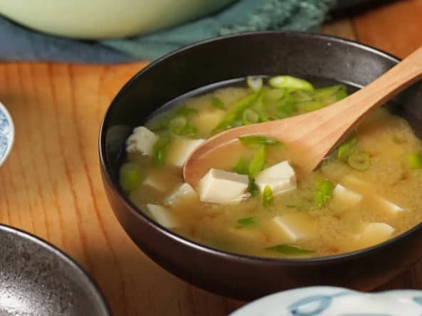 Soupe Miso traditionnelle au tofu