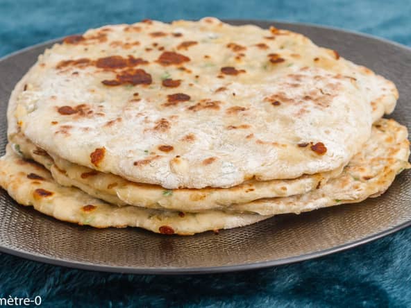 Pain frit aux trois fromages