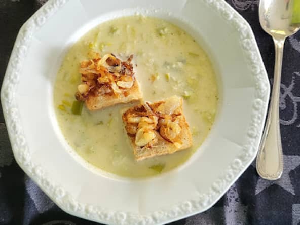 Potage de Munster au poireau