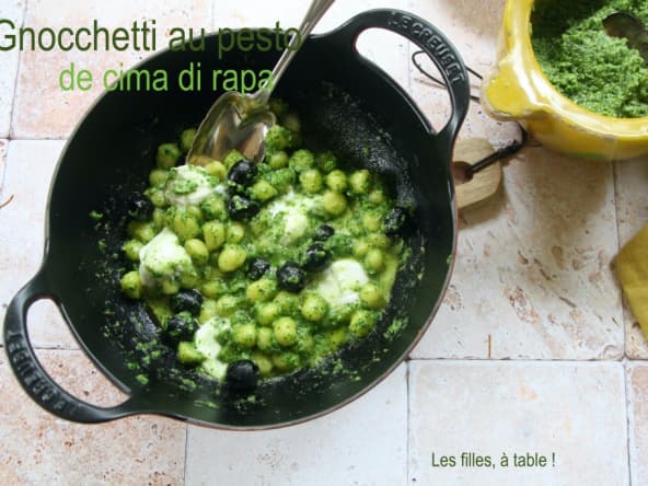 Gnocchetti di patate au pesto de cima di rapa