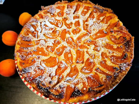 Tarte normande aux abricots