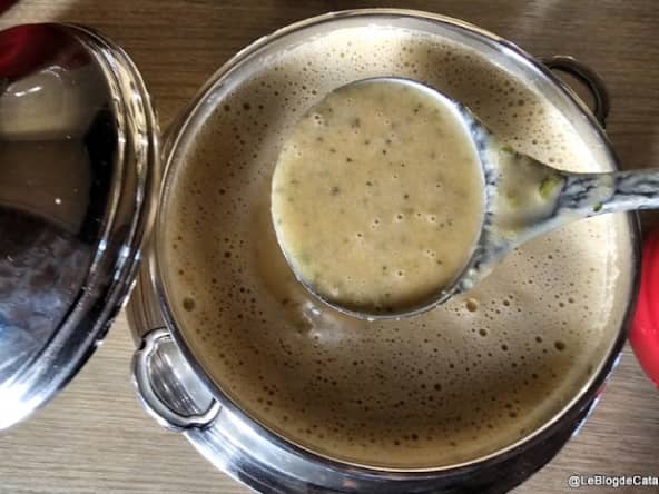 Velouté de courgettes au St Môret
