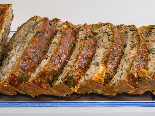 Cake aux rillettes de canard et aux orties