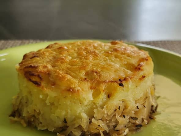 Petits gratins individuels de choucroute