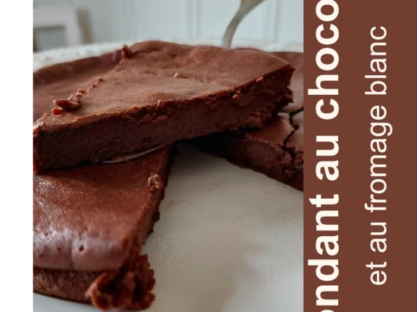 Fondant chocolat au fromage blanc