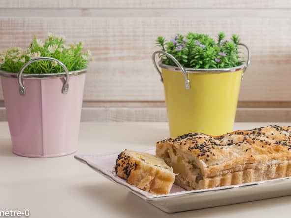Tourte feuilletée de pommes de terre pour Pâques 