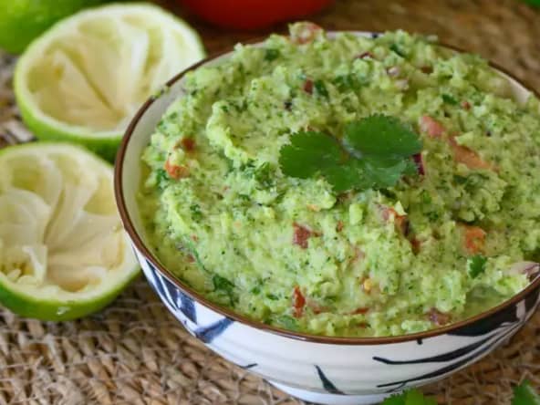 Faux guacamole au brocoli de Juan Arbelaez