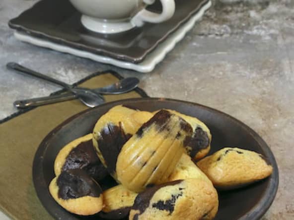 Madeleines vanille chocolat