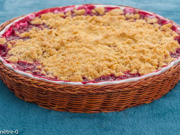 Crumble aux prunes du congélateur