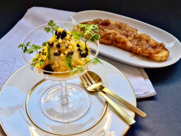 Œuf mayonnaise gastronomique façon Alain Ducasse