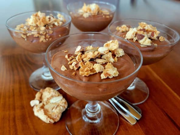 Mousse au chocolat d'après la recette de Yotam Ottolenghi