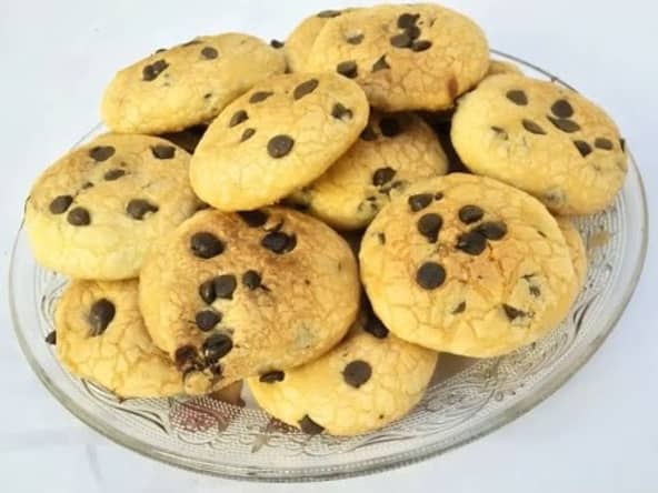 Cookies sans beurre aux pépites de chocolat