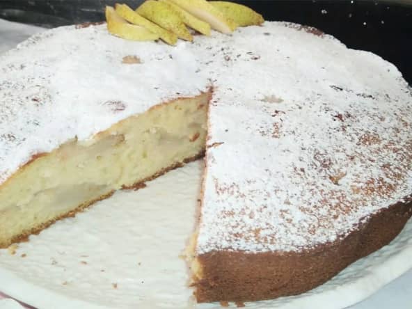 Gâteau aux poires moelleux