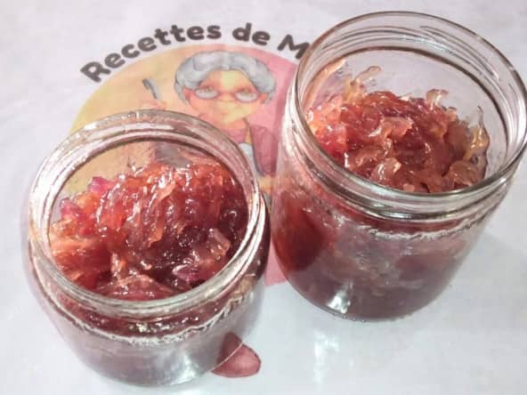 Confit d'oignons rouges