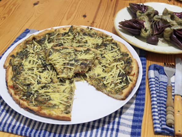 Quiche viande hachée et épinards
