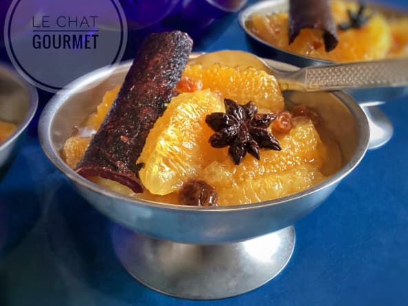 Salade d’oranges aux saveurs orientales