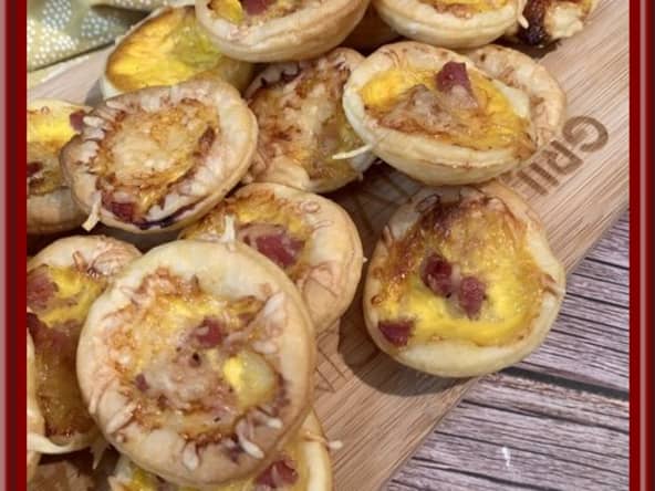 Mini-quiches au bacon