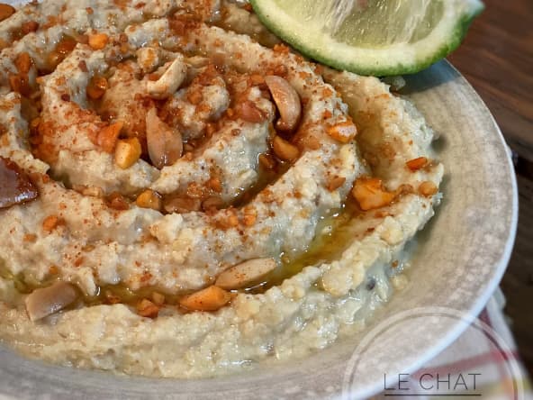 Houmous au beurre de cacahuètes