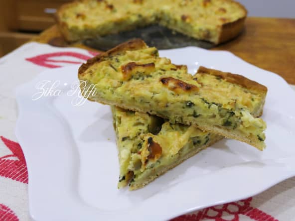 Quiche au thon pomme de terre et fromage