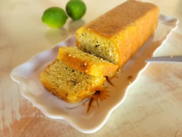Cake citron vert menthe de Yann Couvreur