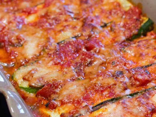 Parmigiana de courgettes, un délicieux plat végétarien