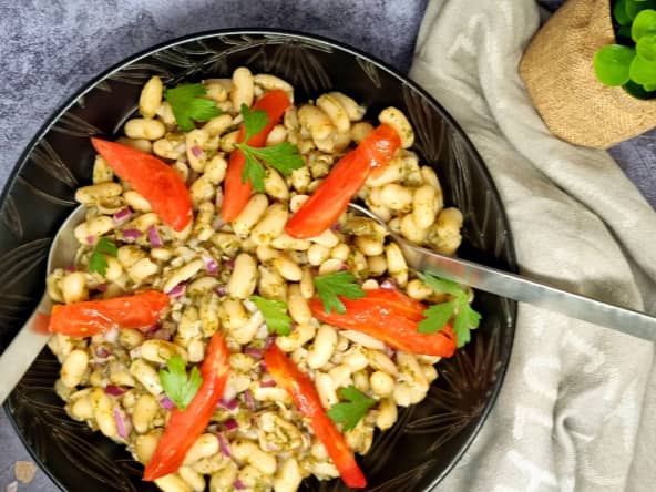 Salade de haricots blancs