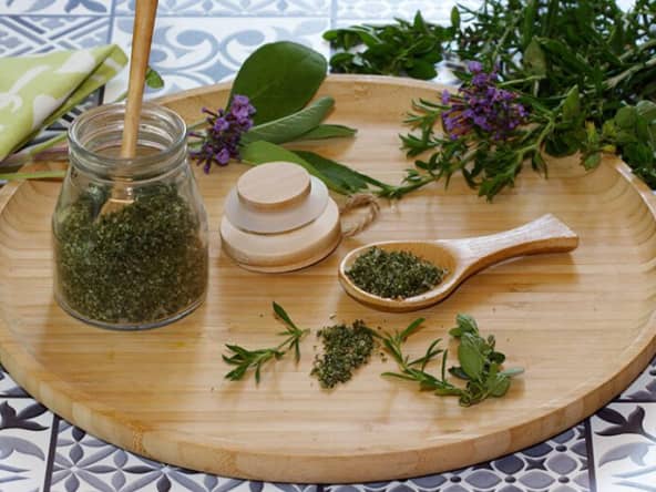 Sel aromatisé aux herbes fines du jardin