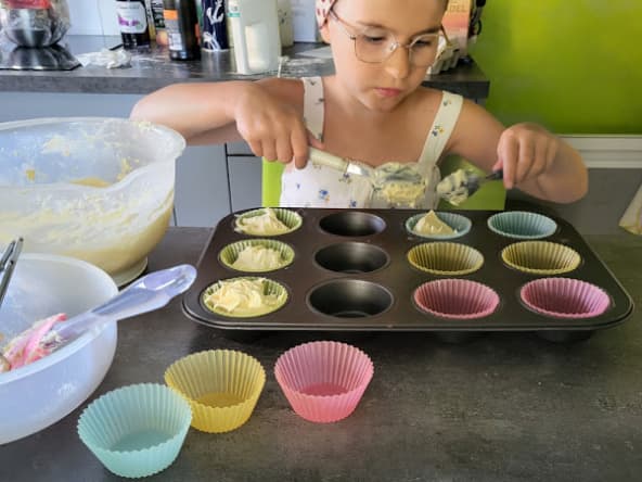 Petits cakes préparés par Lily