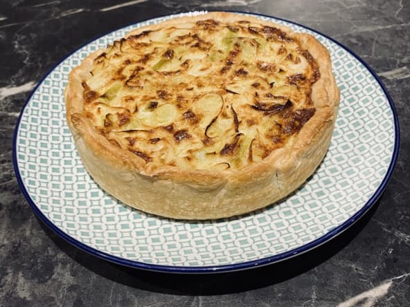 Quiche aux poireaux et au parmesan