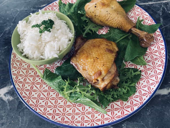 Poulet adobo comme aux Philippines d'après Laurent Mariotte