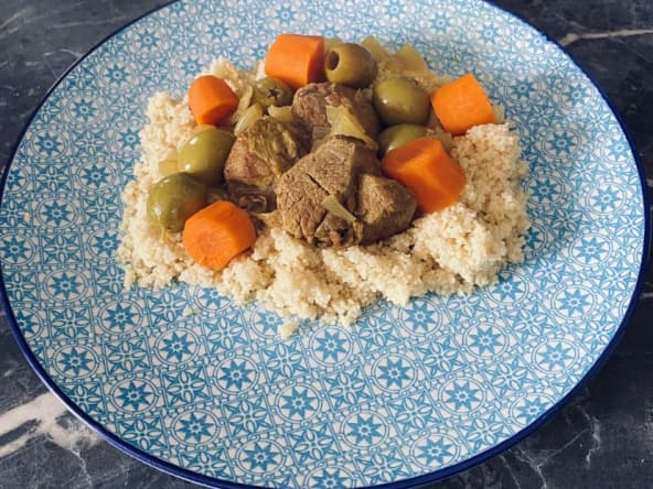 Ragoût d'agneau à la crème de citron confit