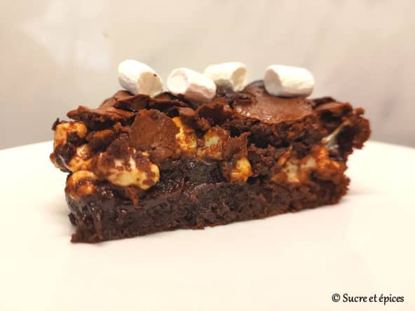 Brownie aux mini guimauves
