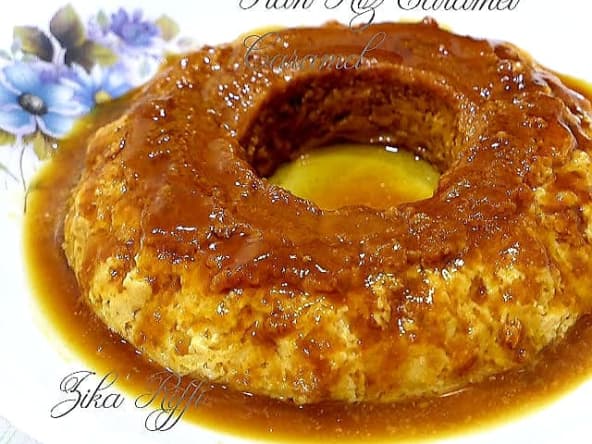 Flan maison au riz et caramel